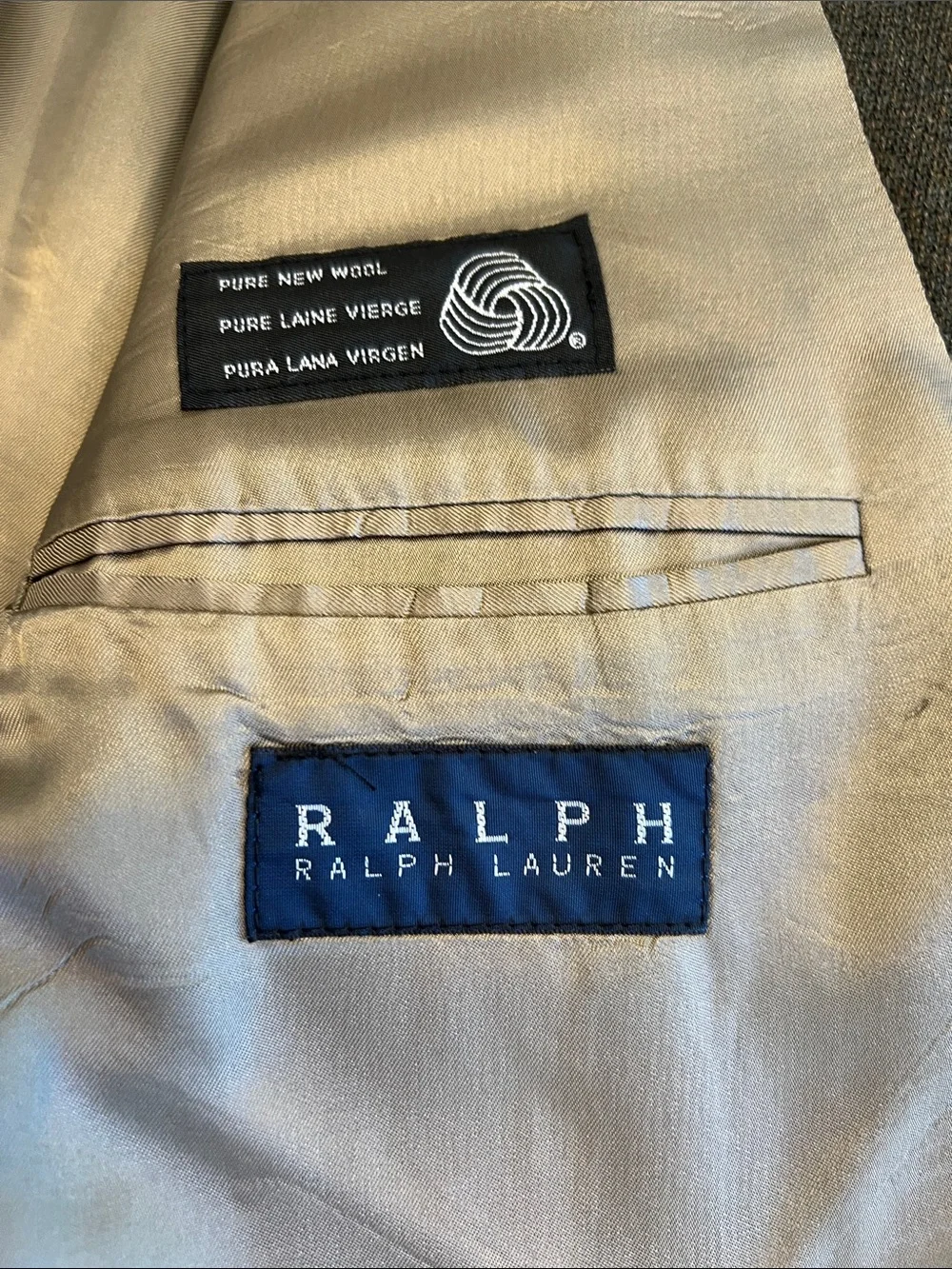 Ralph Lauren Men's Gray Herringbone Sport Coat